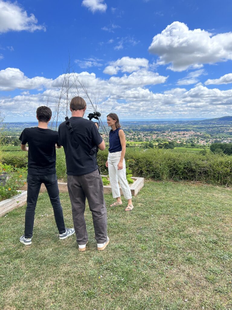 tournage TF1 potager